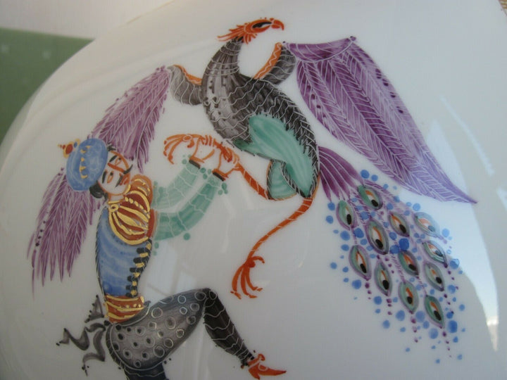  Schöne große Meissen Boden-Vase in Dekor 1001 Nacht