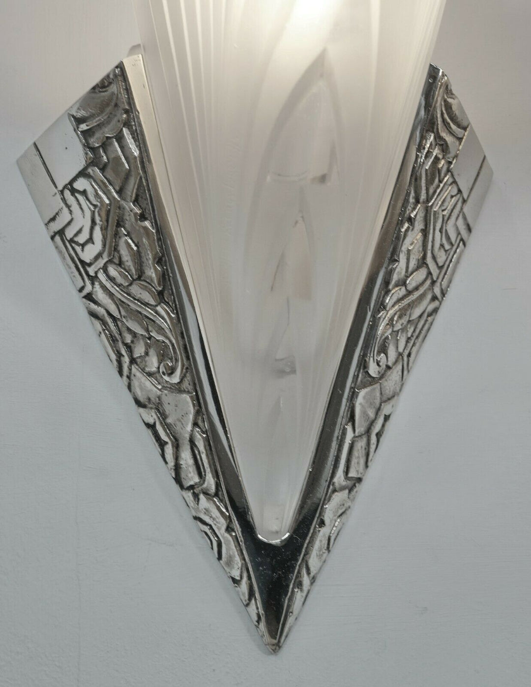 ミューラー兄弟　サイン入り1930年フランス アール・デコ ウォールスコーン