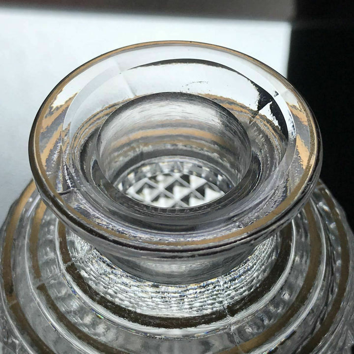 Baccarat diamant biseau perfume bottle flacorn crystal glass