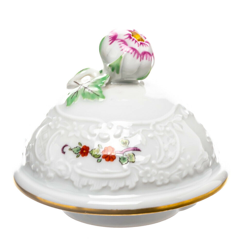 マイセン　シノワズリ　モカポット　中国の蝶