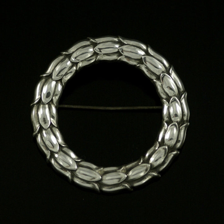 Georg Jensen. Sterling Silver Brooch #301 - Sigvard Bernadotte.