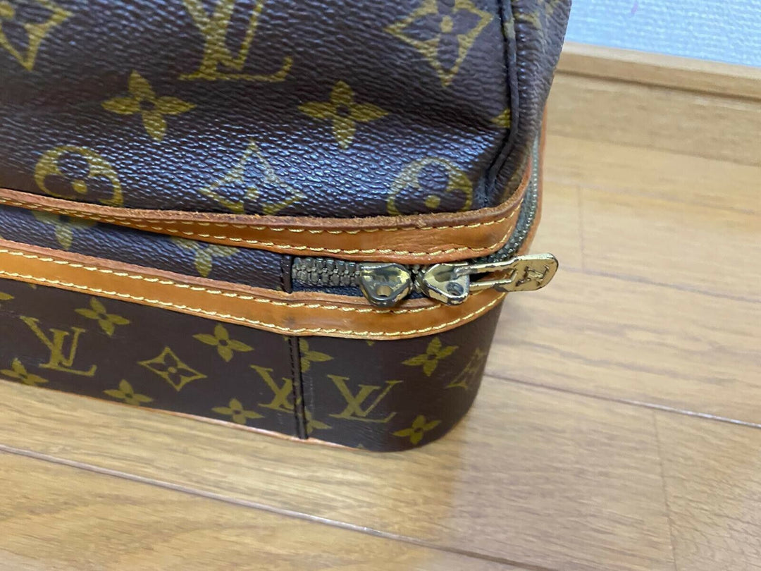 AUTH Louis Vuitton Monogram Sac Sport M41444 Boston Bag Travel Bag LV
