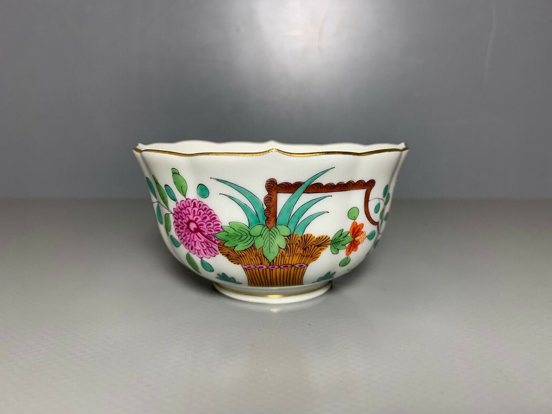 MEISSEN TEE GEDECK 2-TLG TASSE UT GARBENMUSTER KAKIEMON GUTER ZUSTAND 2.WAHL