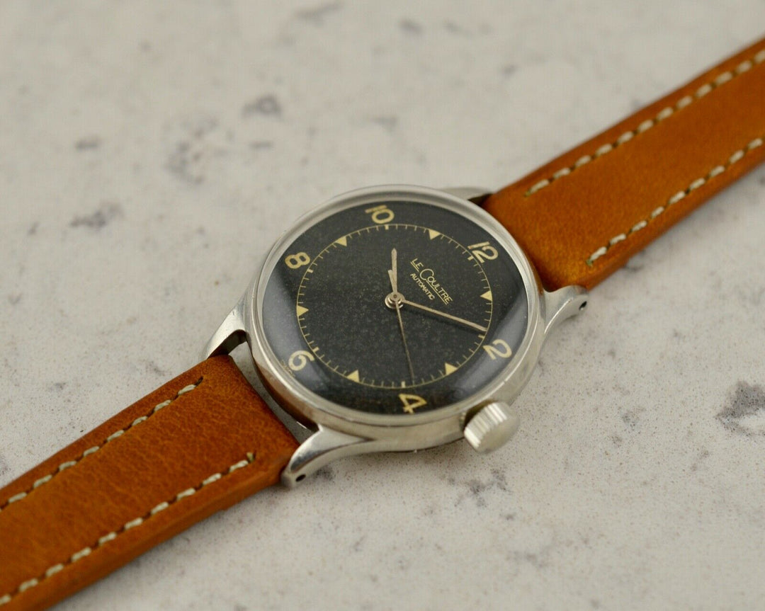 1946年　ヴィンテージ ジャガー・ルクルト　オートマチック　ミリタリー　バンパー　　腕時計 cal.12A スチール製