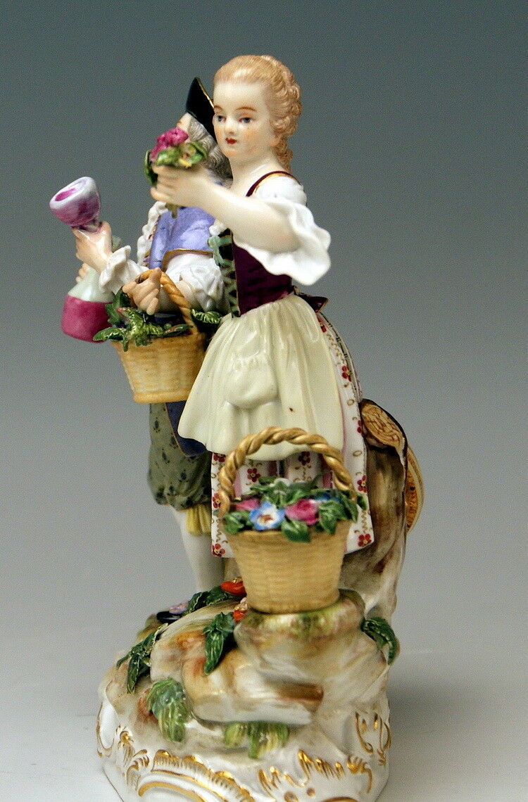 MEISSEN マイセン FIGUR GRUPPE WINZERFIGUREN WINE - GROWERS MNR: C 60 UM 1870