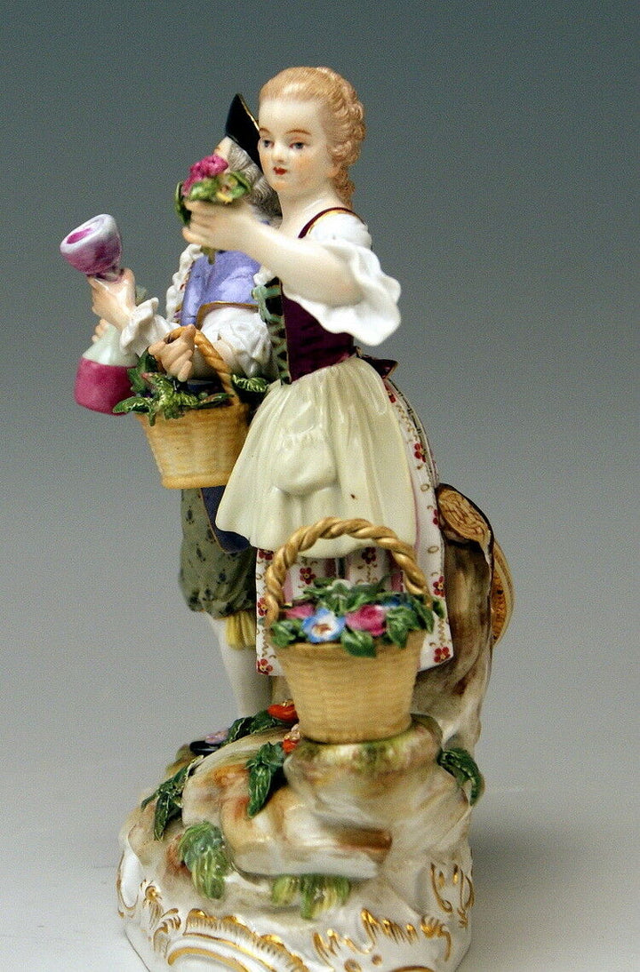MEISSEN マイセン FIGUR GRUPPE WINZERFIGUREN WINE - GROWERS MNR: C 60 UM 1870