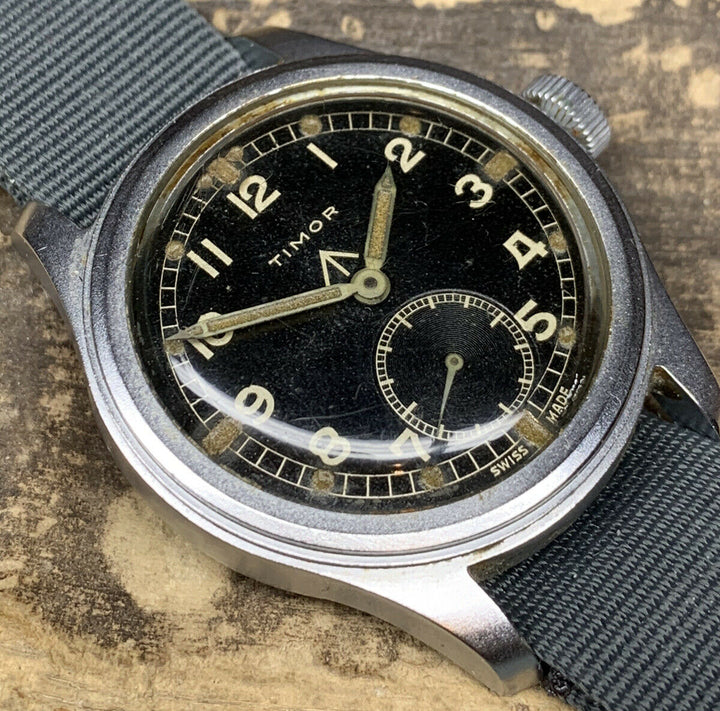1940年代 SS ミリタリー ティモール WWW ダーティ ダース 腕時計
