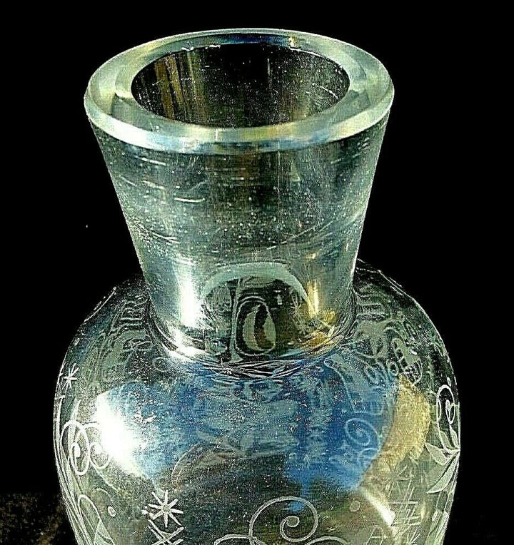 BACCARAT - carafe a whisky " ARGENTINA " CRISTAL - pour Rocher Frères -1943.