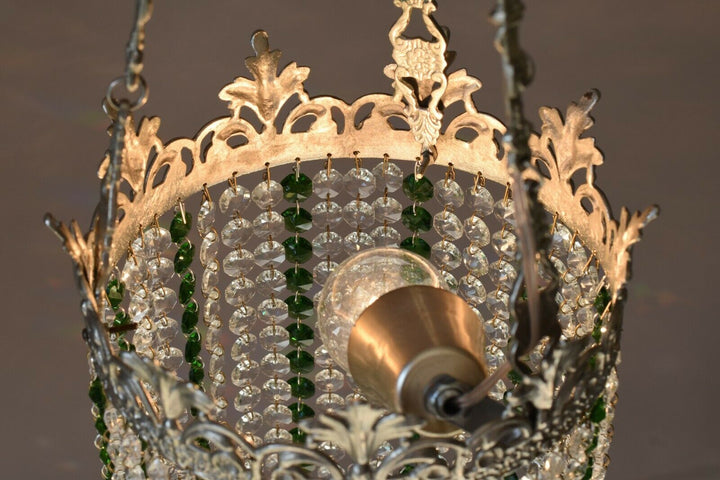 French Empire Chandelier, Antique Style Vintage Hallway Lighting, Lamp Pendant