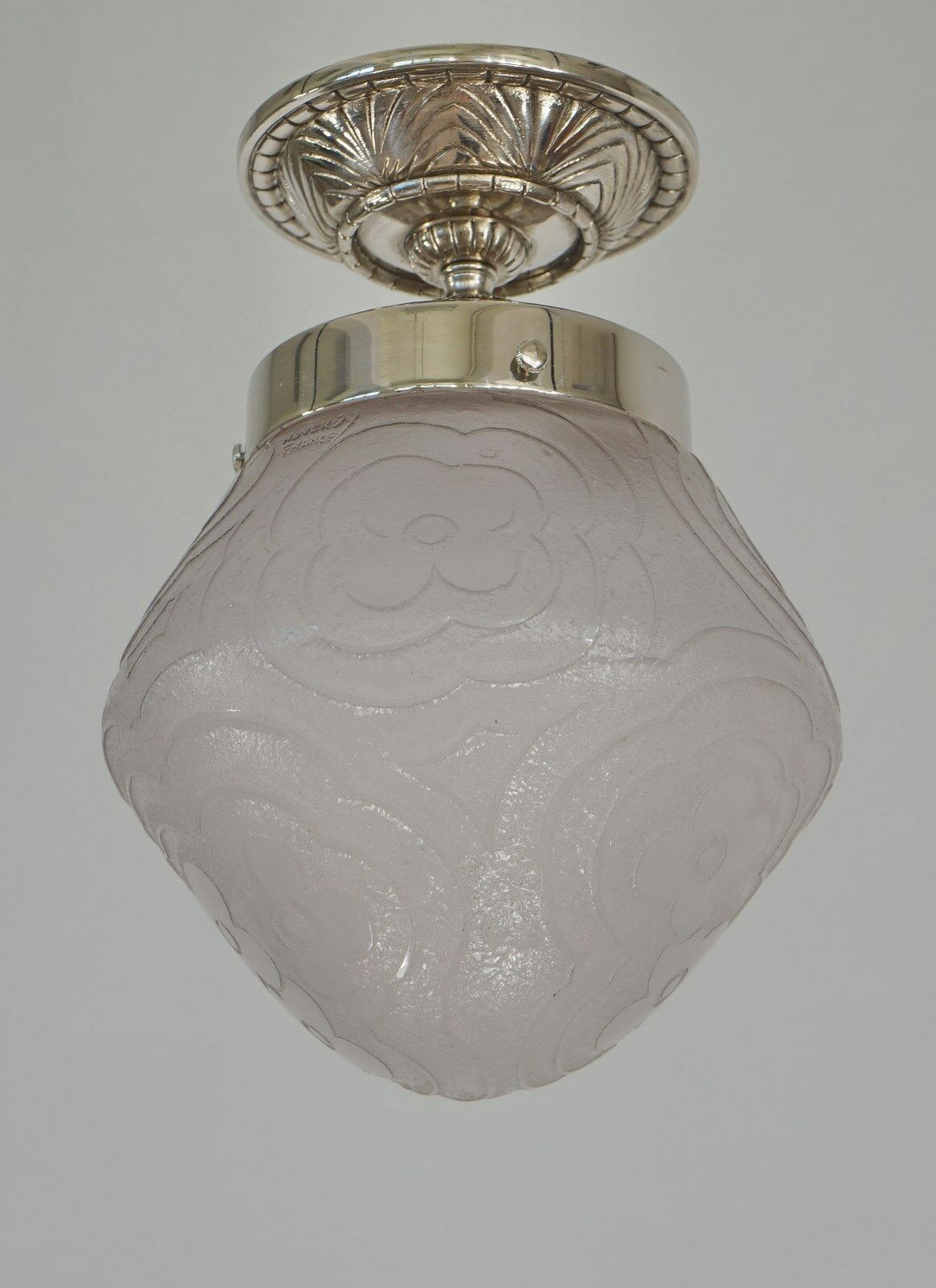 NOVERDY : FRENCH ART DECO CEILING LIGHT lamp pendant chandelier 1930 muller era
