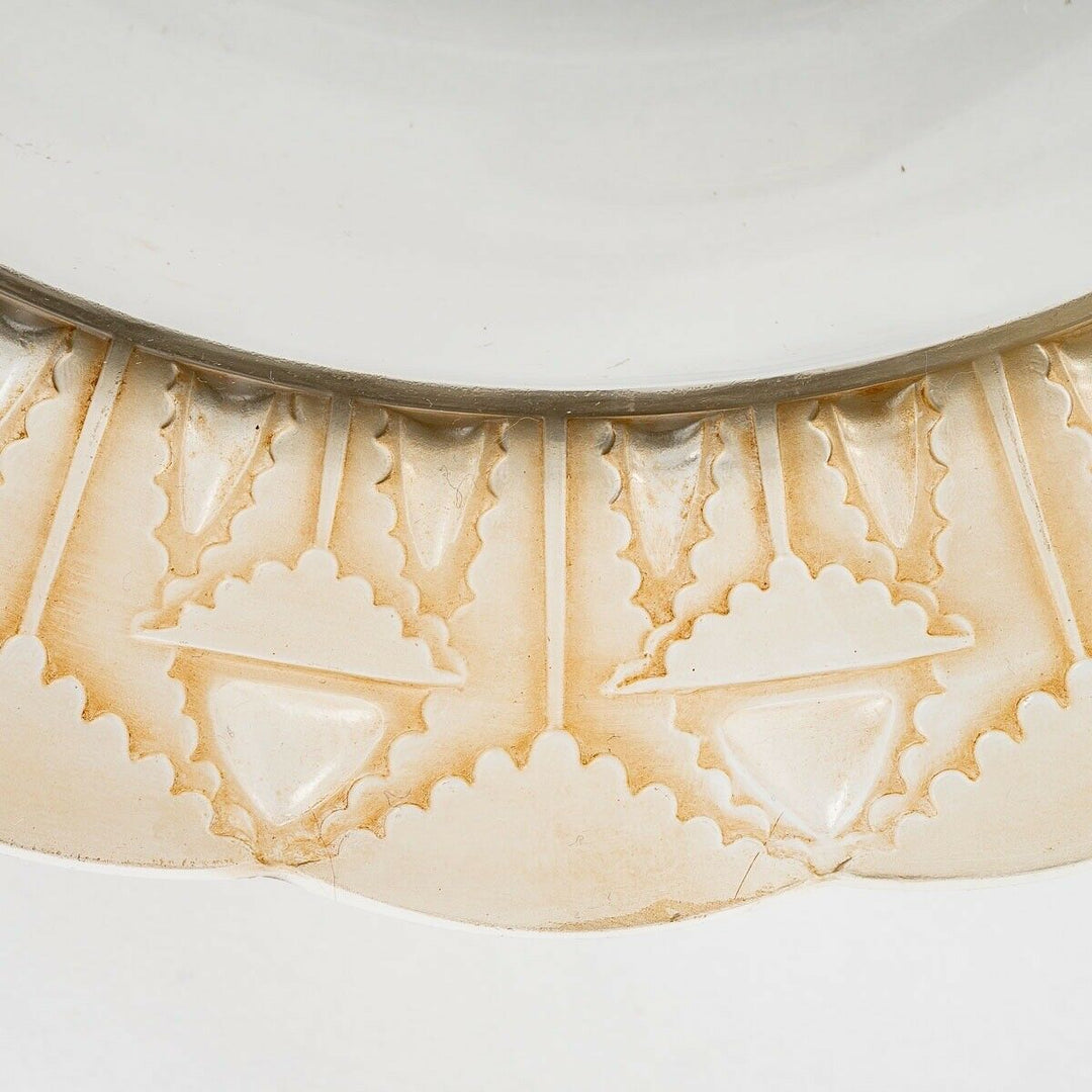 Coupe Plat Chevreuse Patine Sépia Rene Lalique R.Lalique Stain Bowl