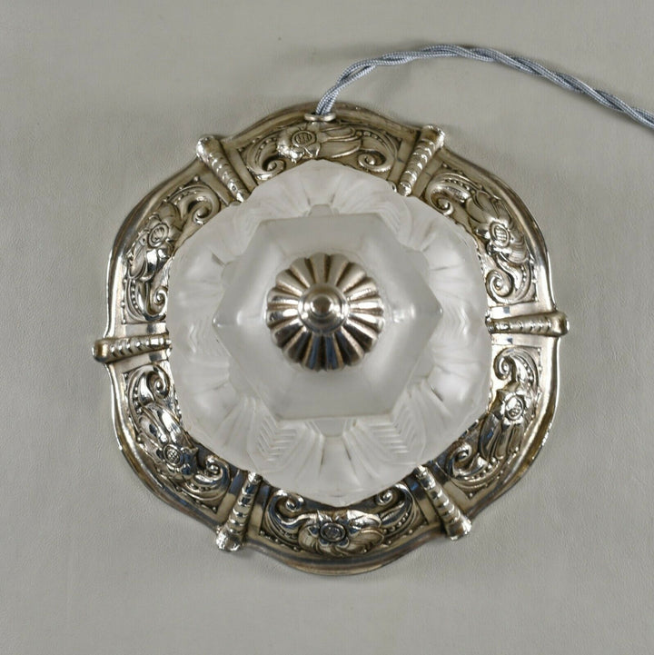 ミューラー兄弟&シェリエ・ベニュ　アールデコランプ　1930年　フランス製