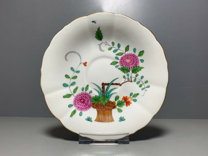 MEISSEN TEE GEDECK 2-TLG TASSE UT GARBENMUSTER KAKIEMON GUTER ZUSTAND 2.WAHL