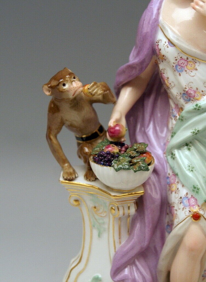 邁森 MEISSEN マイセン FIGUR SERIE 5 SINNE DER GESCHMACK EBERLEIN MNR: 1042 UM 1870