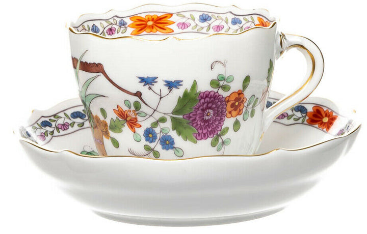 Mokkagedeck Garbemuster Meissen Neuer Ausschnitt Modell 00580 1. Wahl nach 1940