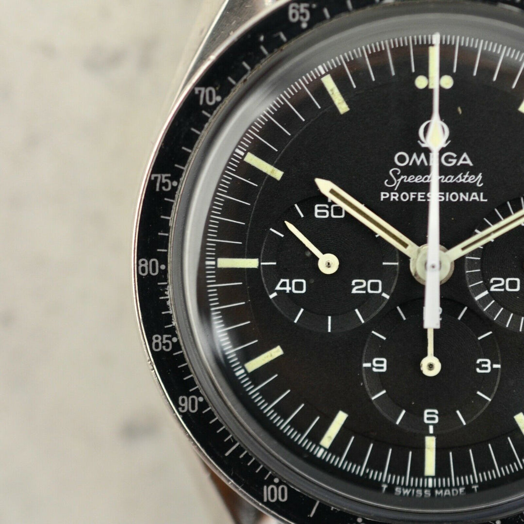 Vintage C.1971 Omega Speedmaster Professional 145.022-71 steel watch ~ FULL SET