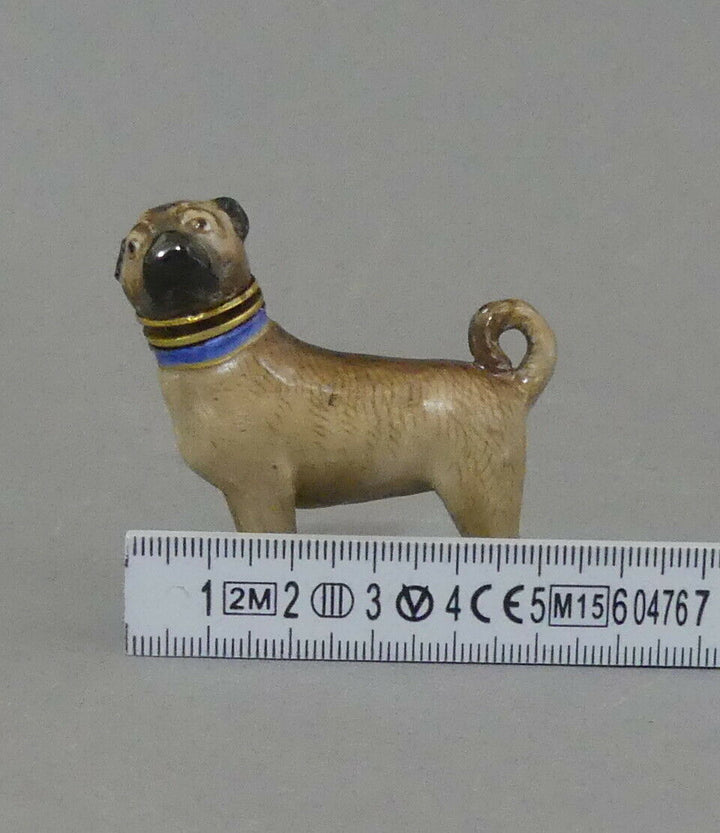 ⚔ Meissen Figur Parfümflakon Mops als Flakon seltenes Sammlerobjekt