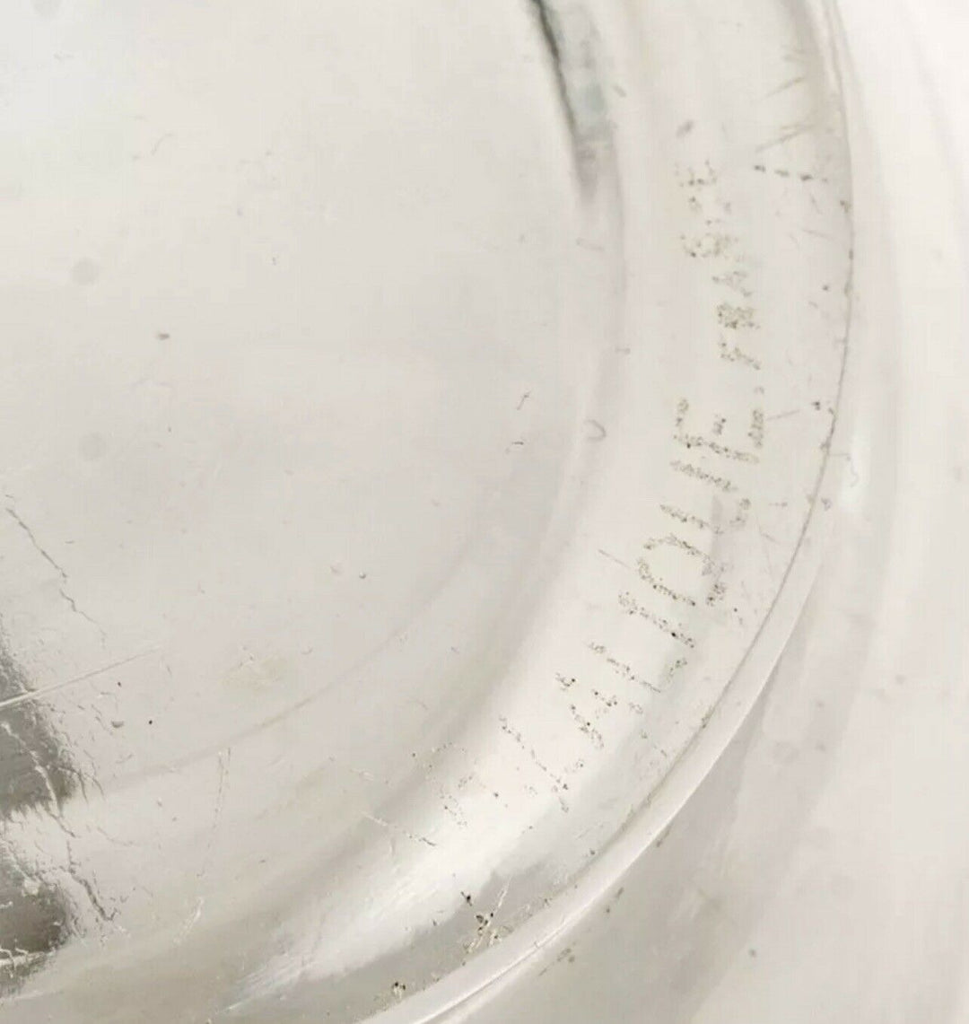 Vase Albert Verre Blanc René Lalique R.Lalique Clear Glass Faucon Falcon