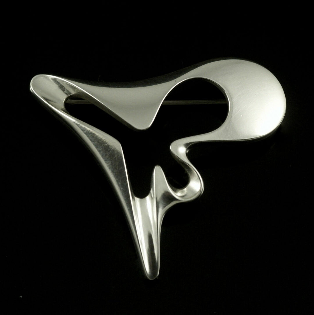 Georg Jensen Sterling Silver Brooch #324 - Henning Koppel