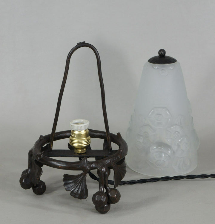 ミューラー兄弟　作：1930年フランスアールデコ調テーブルランプ