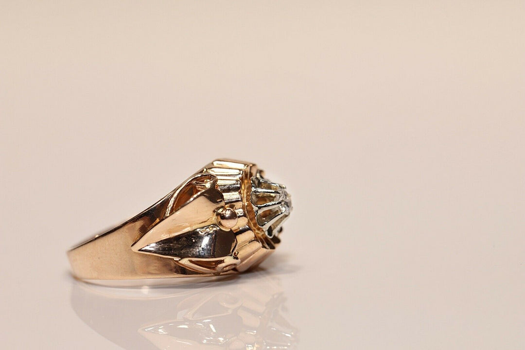 アンティーク オリジナル 18K ナチュラルダイヤモンドのヴィクトリアンリング