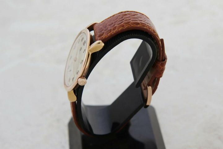 Vintage OMEGA Mechanical Cal. 28 Rare 18k Rose Gold case 36mm for Men’s