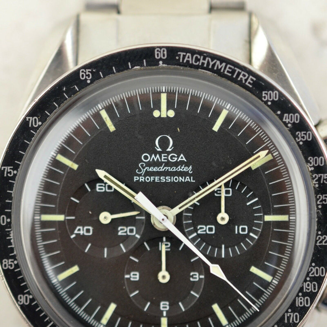 Vintage C.1971 Omega Speedmaster Professional 145.022-71 steel watch ~ FULL SET