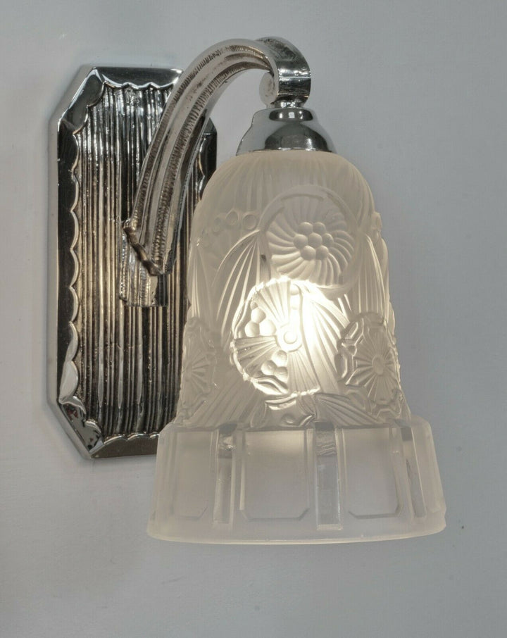 HETTIER & VINCENT : pair of French 1930 art deco wall sconces #1... lamp France
