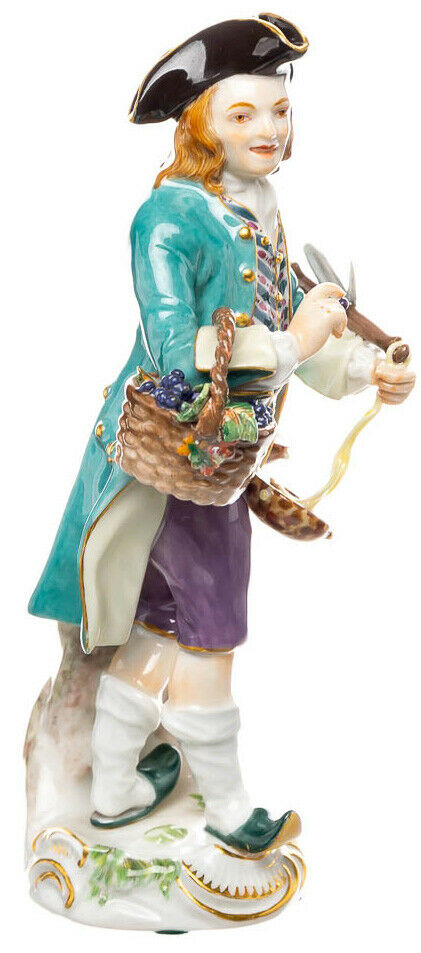 マイセン人形　ブドウ商人　J.J.ケンドラー　パリの商人　一級品　60226　1985年