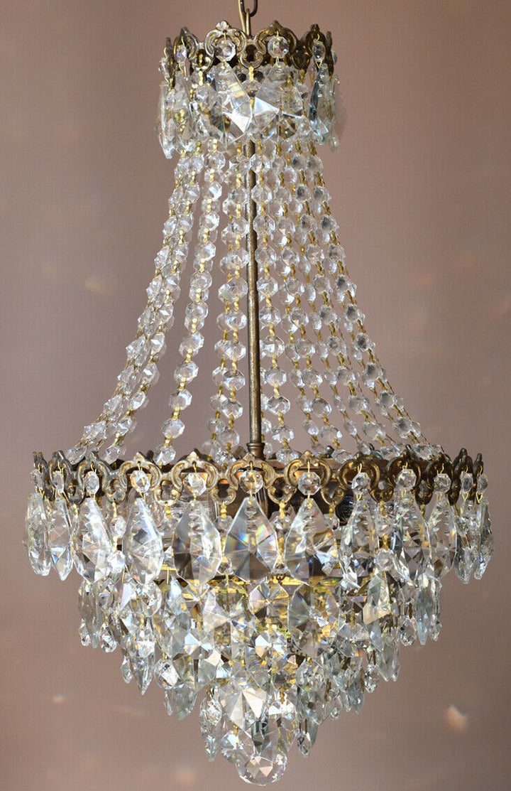 Crystal Home Lighting Chandelier French Vintage Antique Lamp Chandelier Lighting