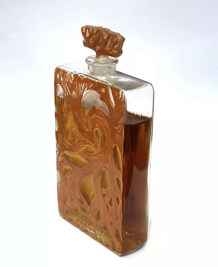 Flacon Corail Rouge Forvil Émaillé Rouge René Lalique R.Lalique Red Enamel Glass