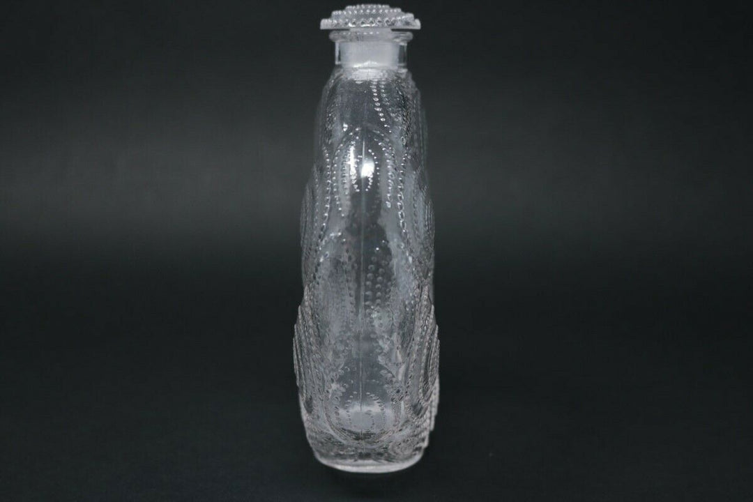 Rene Lalique Clear Glass 'Forvil 8 Relief' Perfume bottle