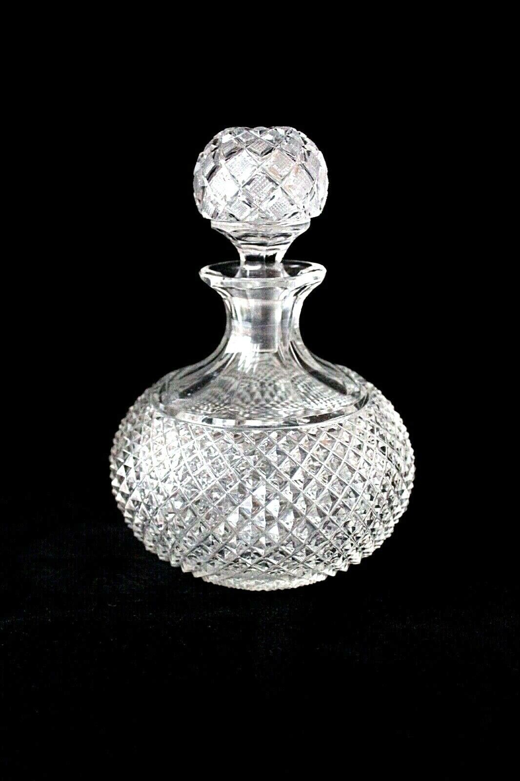 Antique French Baccarat Diamants Biseaux perfume decanters set c 1900