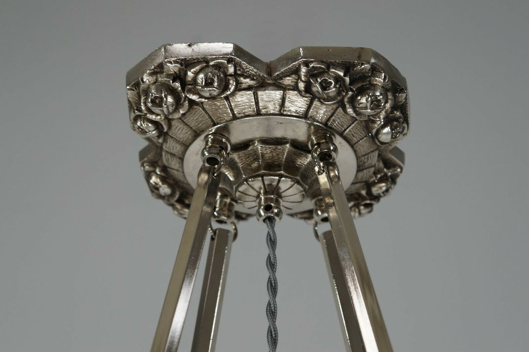 ミューラー兄弟　作：フランスアールデコ調シャンデリアランプ