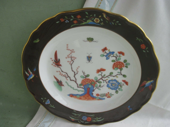 Schöner Meissen Teller mit vielen Indischen Blumen, Kakiemon Malerei