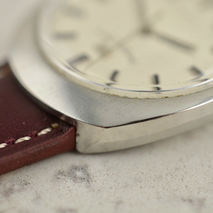 1960年　ヴィンテージ IWCオートマチック　参考番号.R815 リネンダイアル　腕時計 cal.854 スチール製