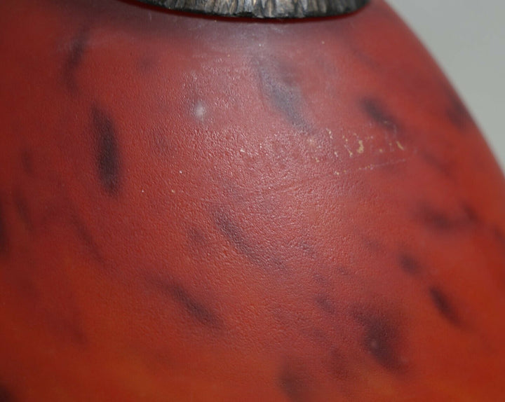 SCHNEIDER : PAIR OF FRENCH 1930 ART DECO LAMPS wrought iron ........ lamp France