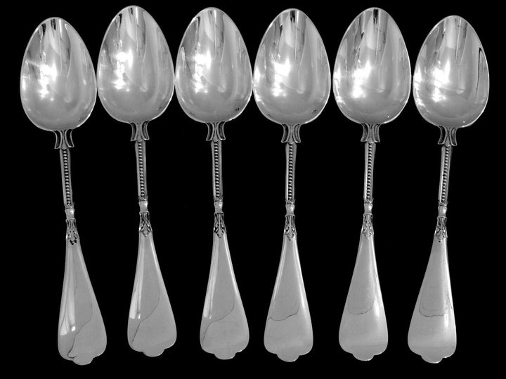 Linzeler French Sterling Silver Flatware Set 48 pc w/chests Neo Classical
