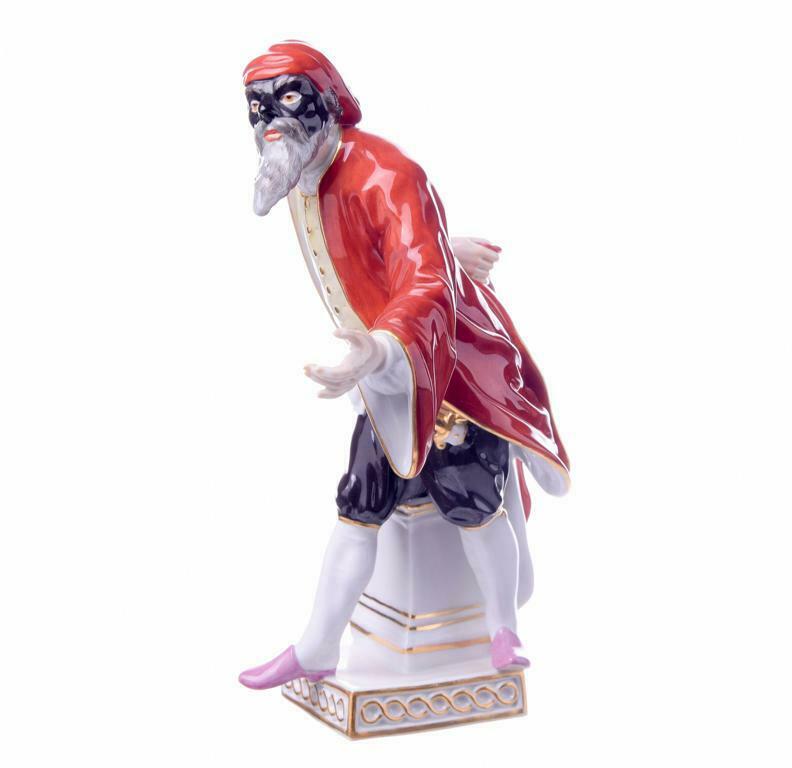 ◇PIERROTS◇PETER STPANG◇手びねり人形◇Meissen◇Ｂ◇ マイセンmeissen 手びねり人形 ピエロ 6体 ショーケース付き