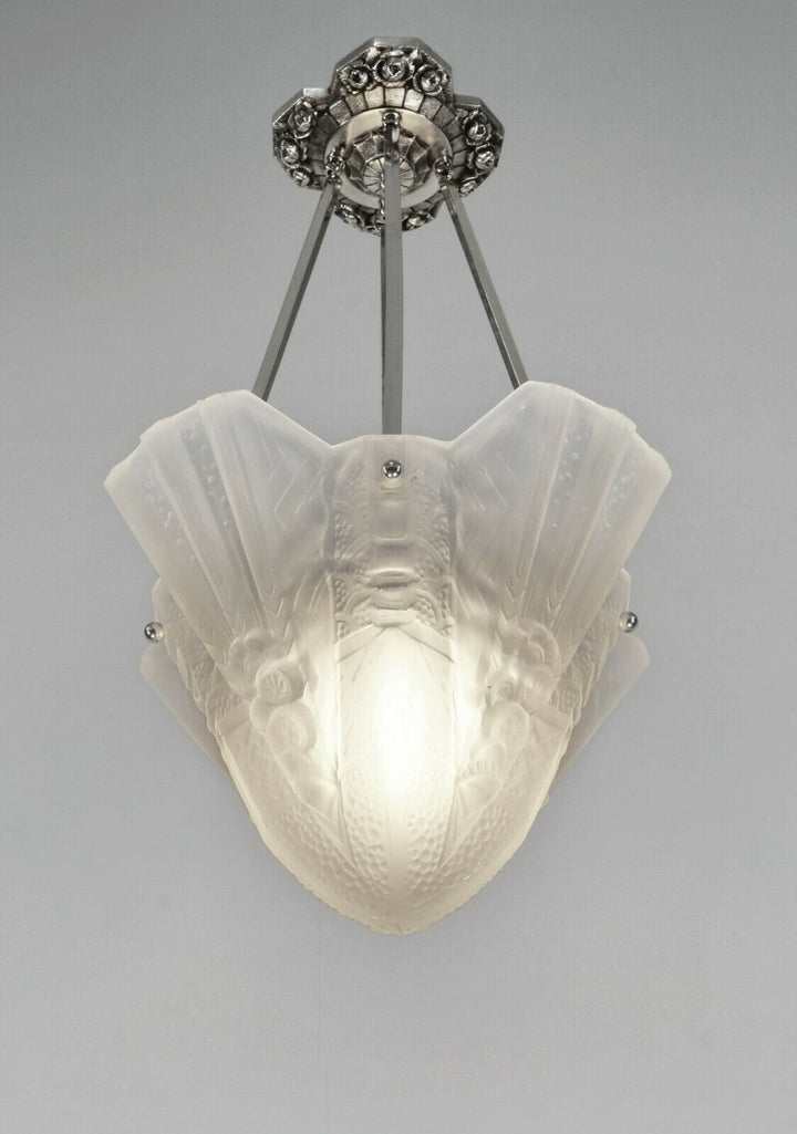 ミューラー兄弟　作：フランスアールデコ調シャンデリアランプ