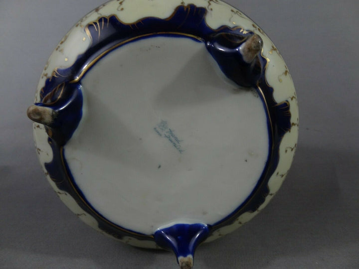 オールドノリタケ　花々が描かれたブルームの花瓶