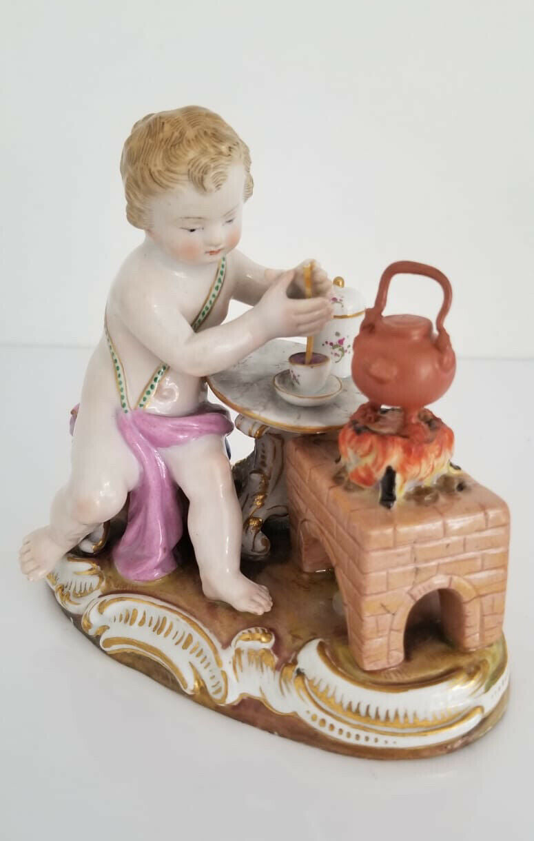 マイセン人形/フィギュリン チョコレート職人の天使 四大元素