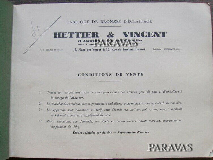 HETTIER & VINCENT : flush mount ..............