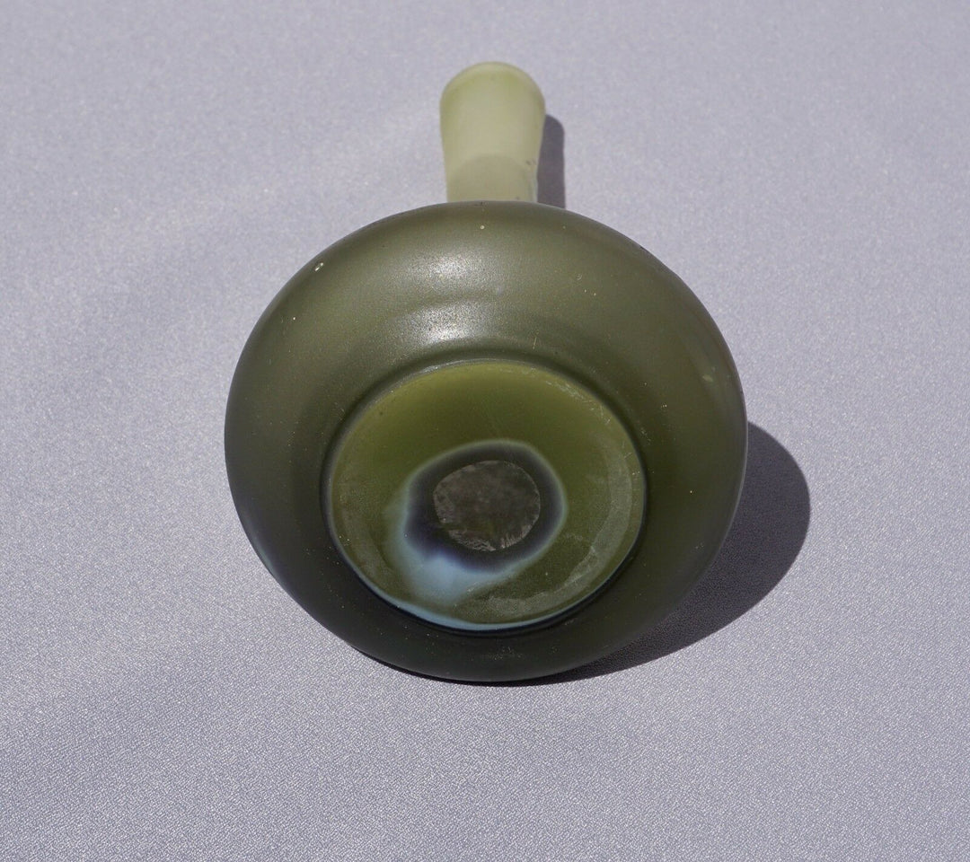 Emile Galle Window Pane 3 Color Flower Vase. Circa 1905