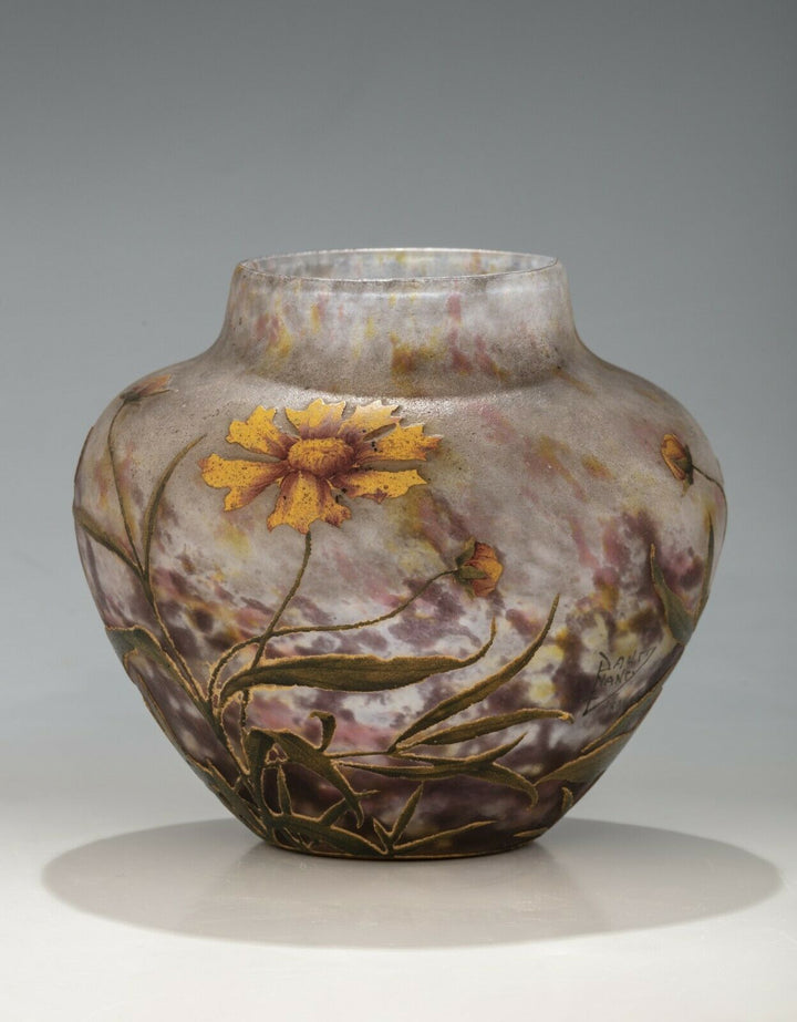 Antique French Seccesion Vase - Daum&Nancy - Floral decoration