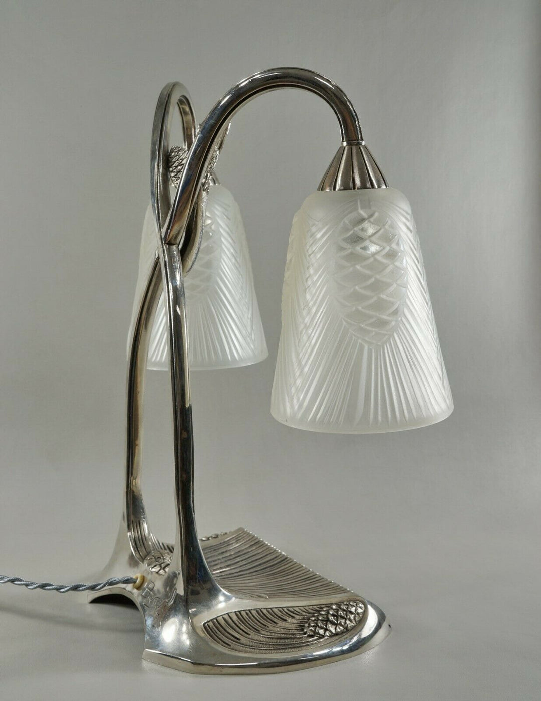 ロベール・ブスケ＆デュゲ　1930年フランス製　アールデコランプ