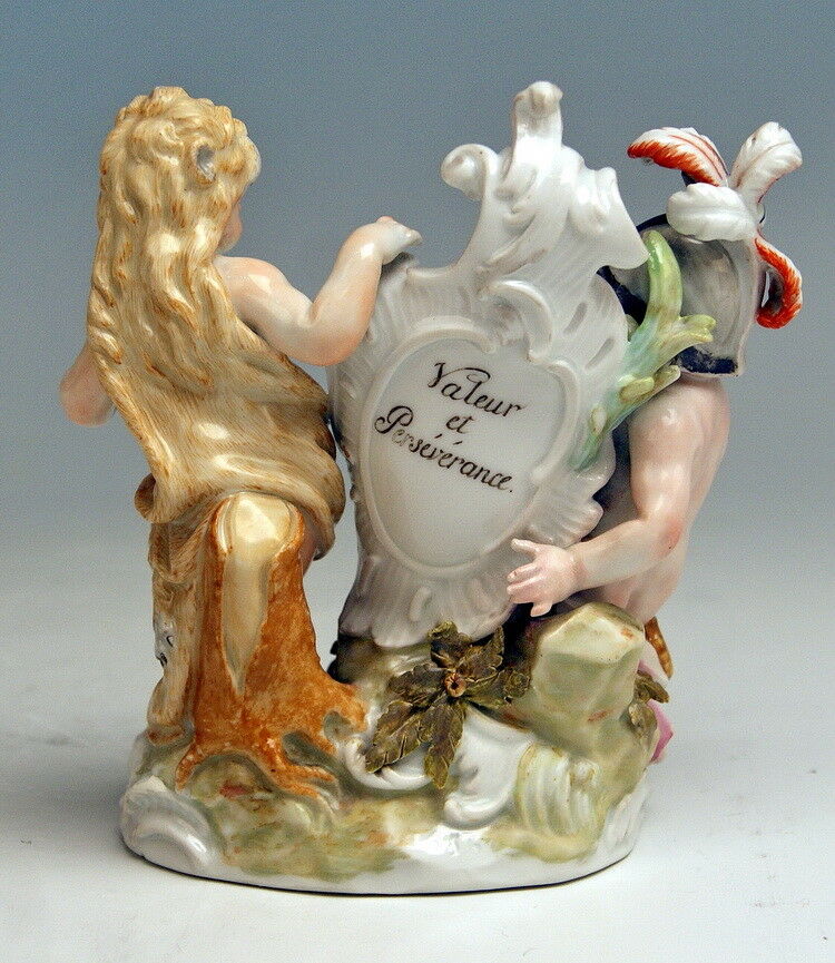 MEISSEN マイセン FIGUR PUTTEN AMORETTEN MARS HERKULES MARCOLINI 1774-1814 NR:1656