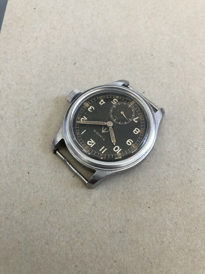 Vintage Timor British Military Watch WWW Dirty Dozen - UNRESTORED condition