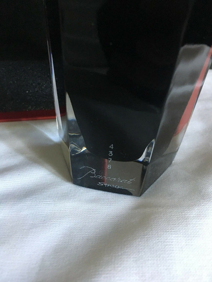 Baccarat-DARKSIDE- "Black Angel" Tumbler. Mint in Box