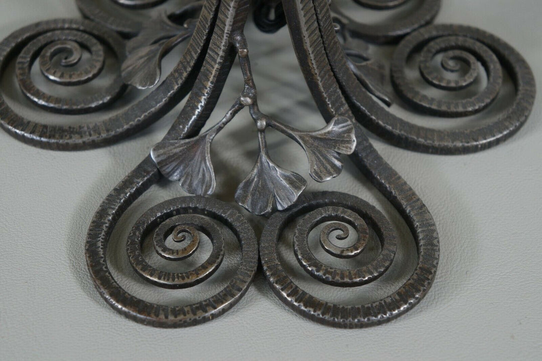 EDGAR BRANDT & DAUM : A LARGE 1925 FRENCH ART DECO LAMP .......... 1930 France